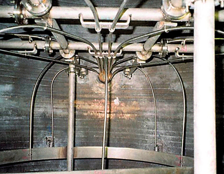 Octoplus-Systeme zur dreidimensionalen Messung im Reaktor (Bilder: Endress+Hauser)