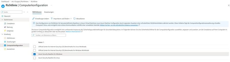 Der Bereich 