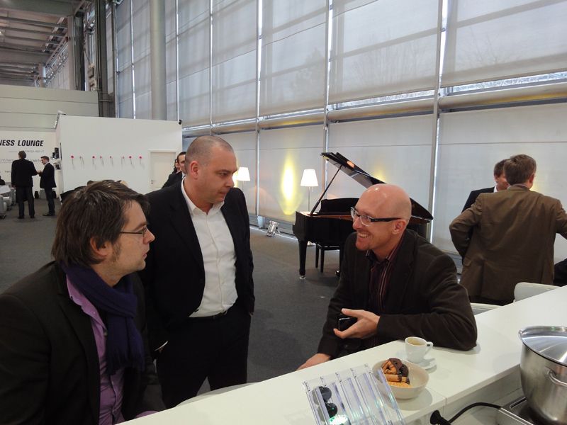 v.r. Christoph Wainig, Adobe, mit Stephan Keck und Karolj Nadj, Markement (Archiv: Vogel Business Media)