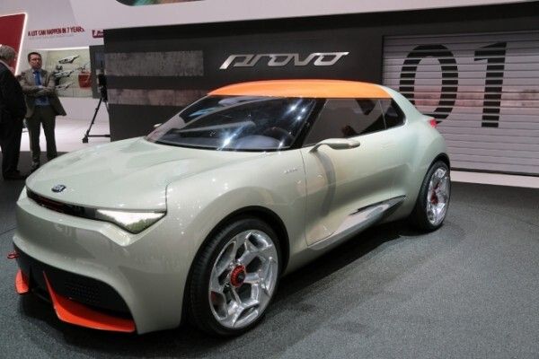 Das Konzeptfahrzeug KIA provo mit Allrad-Hybridantrieb feiert in Genf seine Weltpremiere (Bild: www.salon-auto.ch)