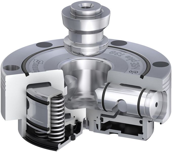 Die wartungsfreien VERO-S Module von Schunk sind bereits serienmäßig voll ausgestattet: Sämtliche Funktionsteile, wie Grundkörper, Spannbolzen und Spannschieber, bestehen aus gehärtetem Edelstahl und sind absolut korrosionsbeständig. (Bild: Schunk)