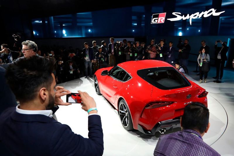 Gas geben kann auch Toyota und zwar mit dem Sportler GR Supra – benannt nach Toyotas Motorsport-Abteilung Gazoo Racing. (NAIAS)