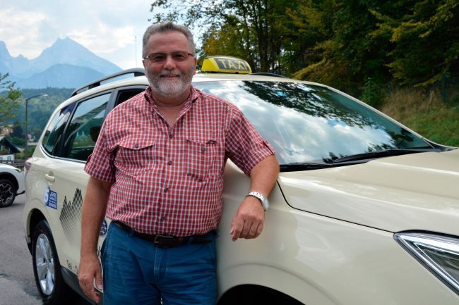 Franz Erdely muss mit seinem Taxi oft auch starke Steigungen hoch- und wieder herunterfahren. Da kommt ihm das Traktionsverhalten seines Foresters entgegen. (Achter)