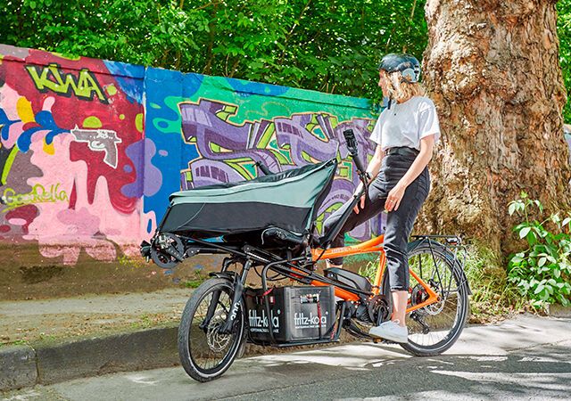 Die Porter Bag wiegt 1600 g und hält bis zu 40 kg Zuladung aus. Ist sie per Reißverschluss geschlossen, ist der Inhalt geschützt vor Regen und Staub.  (Bild: Hase Bikes)