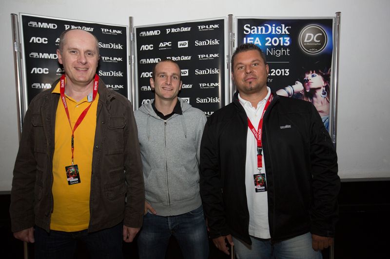 v. l. Harald Lehner, Stefan Liermann und Marco Ernst, Conrad (Eventfotos: Nils Krüger)