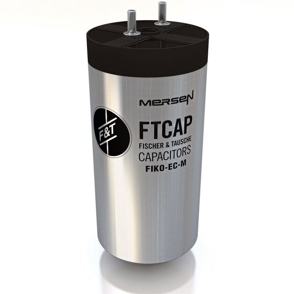 FTCAP Filmkonensator der Baureihe Energy Cap weisen eine niedrige Induktivität auf. (Mersen)