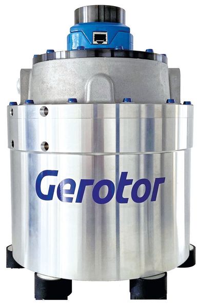 Der Schwungmassenspeicher Gerotor HPS ermöglicht in industriellen Anwendungen Kosteneinsparungen durch Spitzenlastmanagement, die Verbesserung der Stromqualität, die Spannungsstabilisierung bei Ausfällen des Stromnetzes sowie Verbrauchsreduktionen durch Rekuperation. (Gerotor)