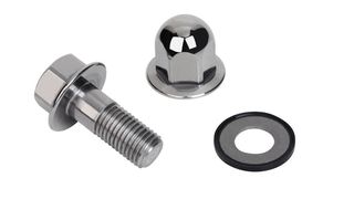 Das Verbindungs- und Dichtungssystem Higienic-Usit bestehend aus Schraube beziehungsweise Hutmutter und  Unterlegscheibe gewährleistet eine totraumfreie Abdichtung.  (Novonox)