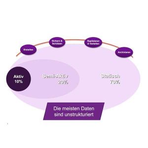 Rund 70 Prozent aller in Unternehmen gespeicherten Daten werden nach ihrer Erstellung selten oder nie wieder gelesen. (Quelle: Dell)