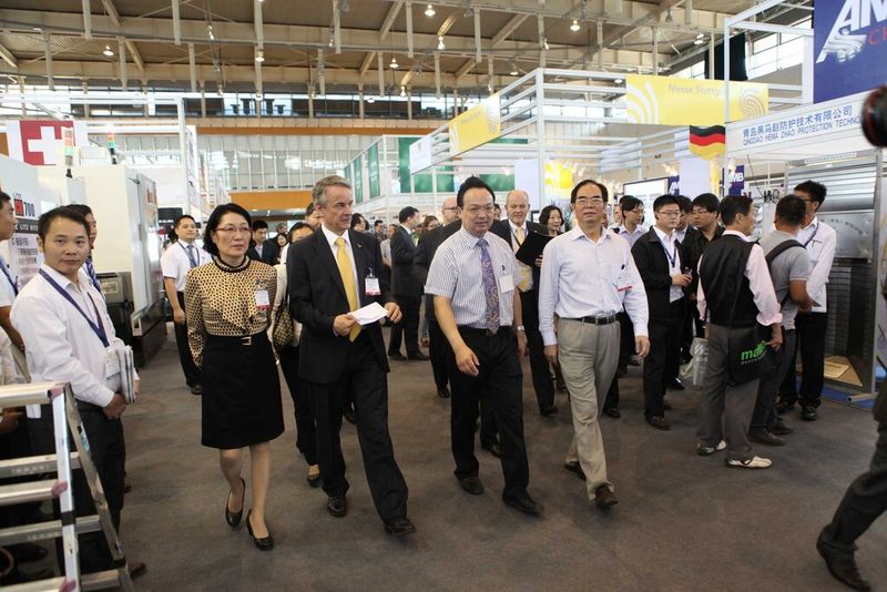 Auch hochrangige politische Delegationen kamen zur Messe. (Bild: AMB China)
