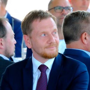 Immer ein interessierter Zuhörer: Ministerpräsident Michael Kretschmer.(Bild:  Zietz – VCG)