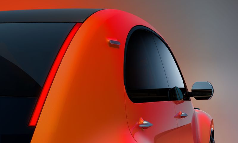 The C-pillars are adorned with a delicate turn signal, and the door handles are very reminiscent of the predecessor model, which was discontinued in 1990. (Source: Citroën)