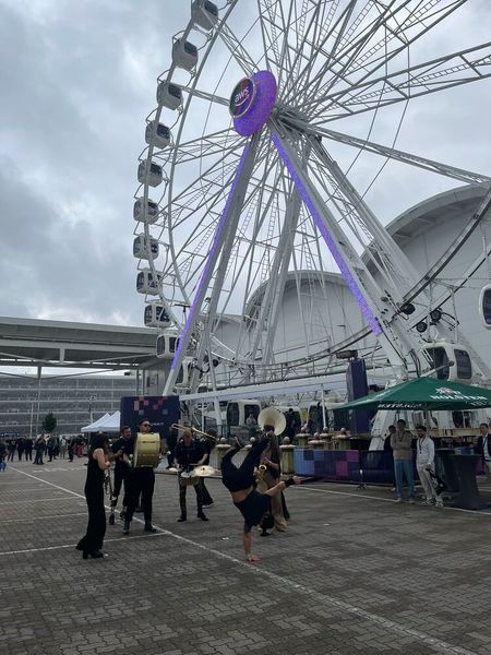 Mit dem Riesenrad in die Hamburger Clouds. (Bild: Vogel IT-Medien)