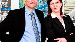 Ruben Hafer und Daniela Kücken sind die neuen Geschäftsführer der zehnköpfigen Logistikberatung Neef. Bild: Neef (Archiv: Vogel Business Media)