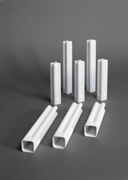 Auf einem isostatischen Pressenmodul IPM 40/3  gepresste Batteriehülsen (Bild: Dorst Technologies)