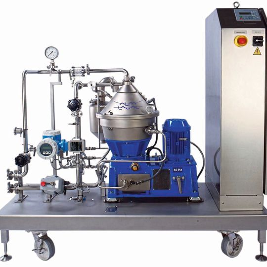 Kompakte Lösung: die neue Bierzentrifuge Brew 20 von Alfa Laval (Bild:  Alfa Laval)