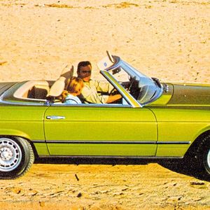 Der SL, Baureihe R 107, erschien 1971. Sein Design war stilprägend für das gesamte Mercedes-Benz-Design in den Siebzigern. Viele Details finden sich auch in der 1972 vorgestellten S-Klasse (W 116).(Bild:  Daimler AG)