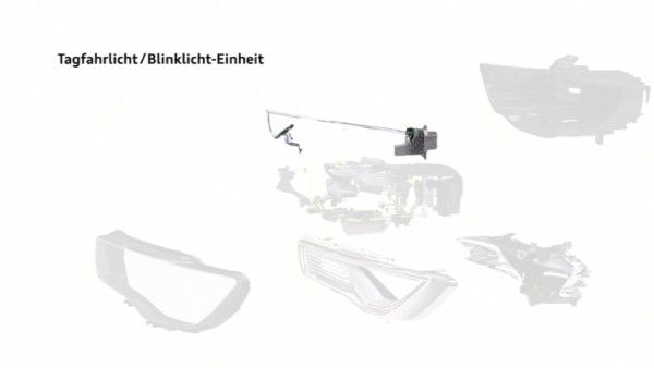 Funktion und Design – LED-Tagfahrlicht und LED-Heckleuchten (Bild: Audi)