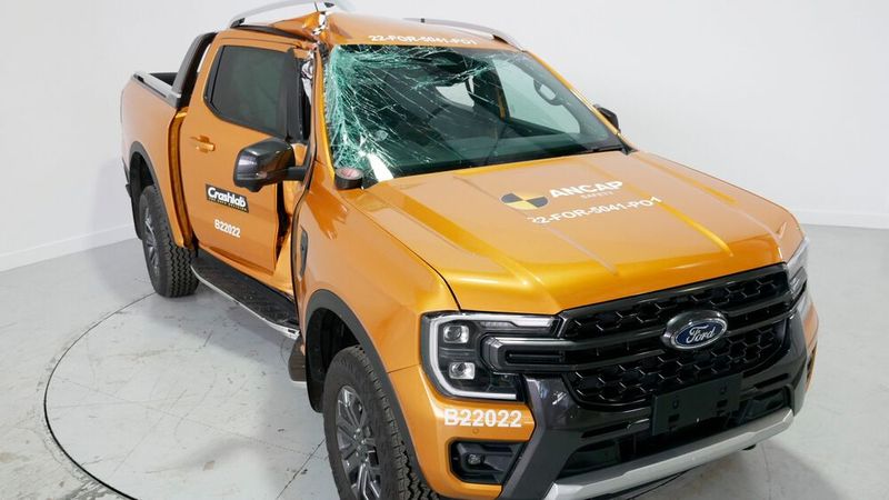 Der Ford Ranger holte sich ebenfalls die Höchstbewertung. (Bild: Euro NCAP)