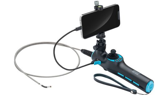 Die Kamerasonde kann mit dem Joystick bewegt werden. (Bild:  Hazet)