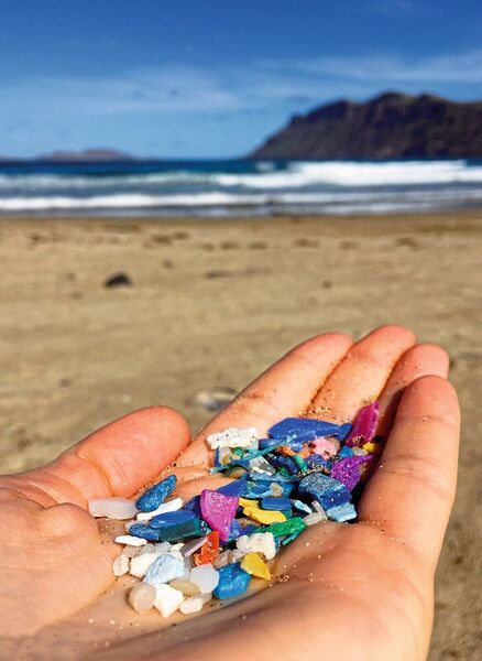 Meeresverschmutzung mit Plastik ist allgegenwärtig, selbst an menschenleeren Traumstränden, wie hier auf Lanzarote, oder in noch abgelegeneren Regionen wie der Arktis.  (IOW / F. Klaeger)
