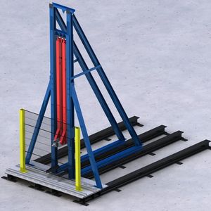 Anhang D der DIN EN ISO 14120 beschreibt einen Pendelschlagtest, der die Belastbarkeit von Schutzgittersystemen ermittelt. Bei Brühl befindet sich eine solche Testanlage im Einsatz.