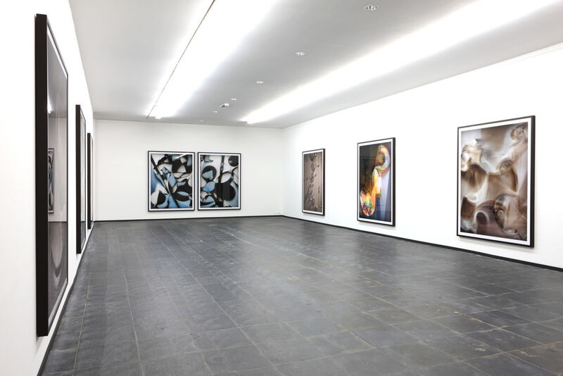 Blick in den Ausstellungssaal mit den Fotogrammen (Bild: S.M.A.K)