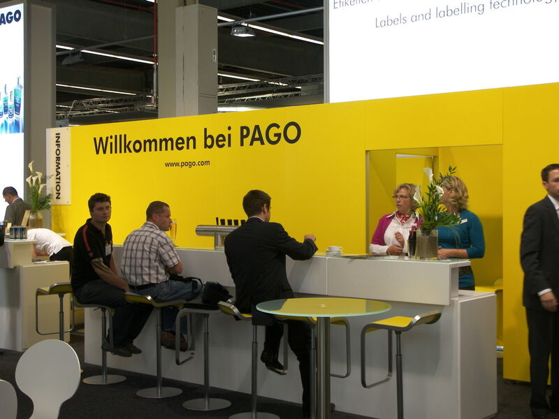 Als Systemanbieter präsentierte Pago eine breite Palette an etikettiertechnischen Lösungen. (Archiv: Vogel Business Media)