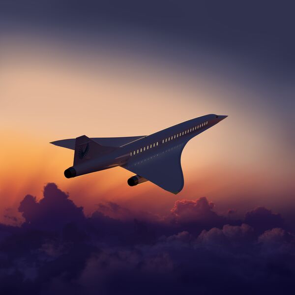 Auch im Passagierflug ist AM angekommen. 3D-Druck soll dem bisher schnellsten kommerziellen Überschallflugzeug Flügel verleihen. (Boom Supersonic)