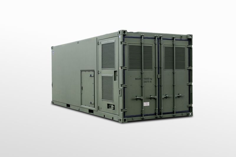 Größtmögliche Blechabmessungen bei gleichzeitiger Erfüllung schärfster Ebenheitsanforderungen sind das Plus an Sicherheit beim Bau ballistisch geschützter Container. (Bild: RUAG AG)