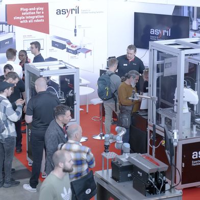 Vom 06. bis 08. Oktober 2026 treffen sich auf der Motek Anbieter und Anwender von Produktionstechnologien in Stuttgart. (Bild: P. E. Schall GmbH & Co. KG)