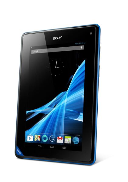 Das Acer Iconia B1 gibt es nun auch in einer 16-Gigabyte-Version. Das Sieben-Zoll-Tablet ist ein Android-Gerät und wird mit einem Dual-Core-Prozessor ausgeliefert.  (Acer)