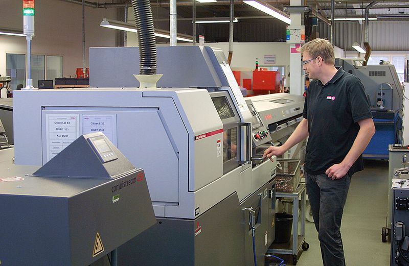 Bild 4: Aktuell werden bei Abicor Binzel Tieflochbohrungen von bis zu 95 mm getestet. (Bild: Citizen Machinery)