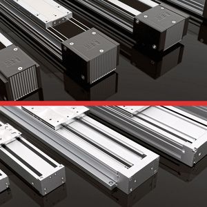 IEF-Werner bietet speziell modifiziert Zahnriemen- und Spindelantriebe für EX-Schutz-Bereiche an.(Bild:  IEF-Werner GmbH)