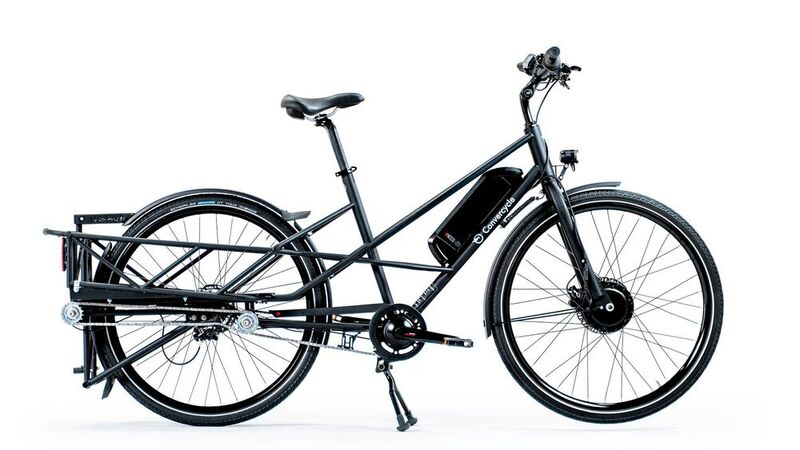 Das Convercycle sieht fast wie ein normales Standard-Fahrrad aus. Ungewöhnlich sind die vielen Rahmenrohre im Heckbereich. (Bild: Convercycle)