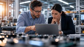 Perzeptron empfiehlt Elektronikfertigern den gemeinsamen Blick mit dem Kunden auf die Supply Chain. (Bild: Perzeptron / KI-generiert)