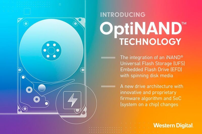 Die OptiNAND-Technologie kombiniert Hard Disk und Flash Drive in einem SoC. (Western Digital)
