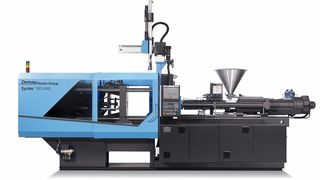Spritzgießmaschine der Baureihe Systec, die es ab der K 2007 von 250 bis 4200 kN Schließkraft geben wird. (Archiv: Vogel Business Media)