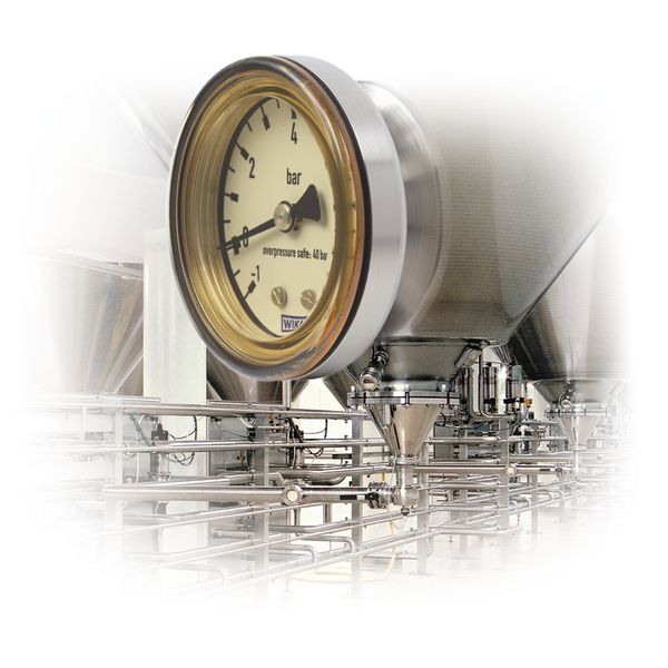 PG43SA pressure gauge for sanitary applications (Picture: Wika)