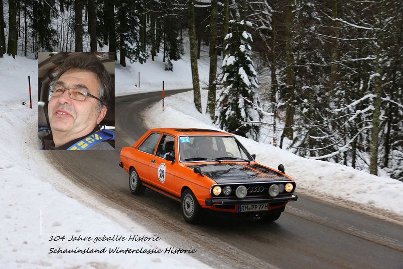 An Oldtimer-Rennen gewöhnt sind scheinbar schon einige Teilnehmer, darunter Gerd Bolanz im Audi. (privat)