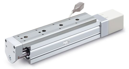 Die Erweiterung der elektrischen Antriebe der Serie LESH von SMC um die neue Serie LESYH verfügt über eine Wiederholgenauigkeit von ±0,01 mm und ein Umkehrspiel von max. 0,1 mm für eine noch präzisere Positionierung. (Bild:  SMC Deutschland GmbH)