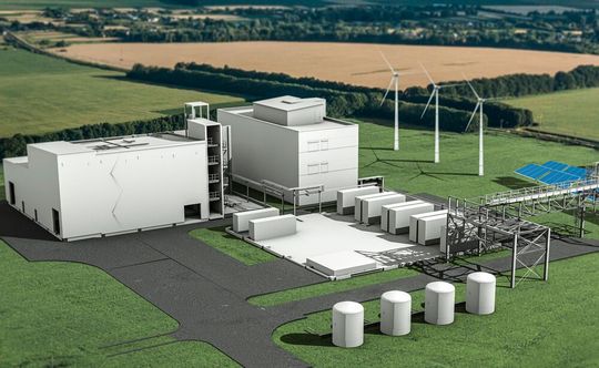 Nase-vorn-Ziel! Die so geplante BASF-Prototypanlage für Batterierecycling in Schwarzheide wird Lithium, Nickel, Kobalt und Mangan aus alten Lithium-Ionen-Batterien und Produktionsabfällen gewinnen. Auch bei anderen Batteriethemen will BASF ganz vorne mitspielen.(Bild:  BASF)