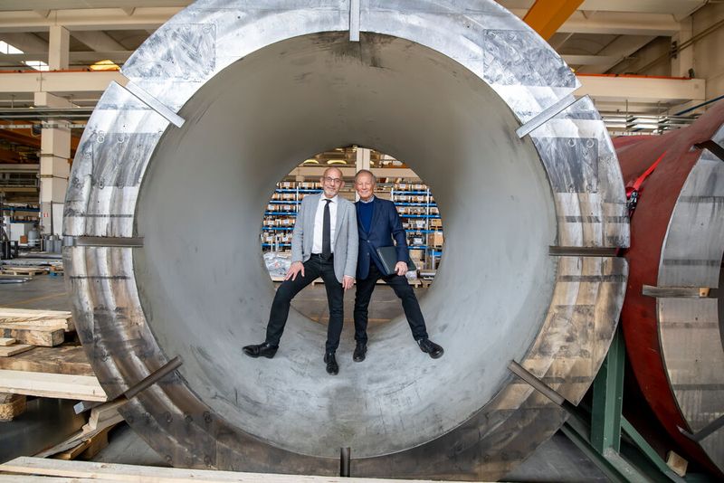 Fiorenzo Dione (left) and Richard Oberle are nominated for this year's European Inventor Award in the 