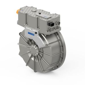 The high-voltage generator is the central element of the range extender system. It is designed to provide enough energy for propulsion even when the truck is fully loaded.(Image: Mahle)