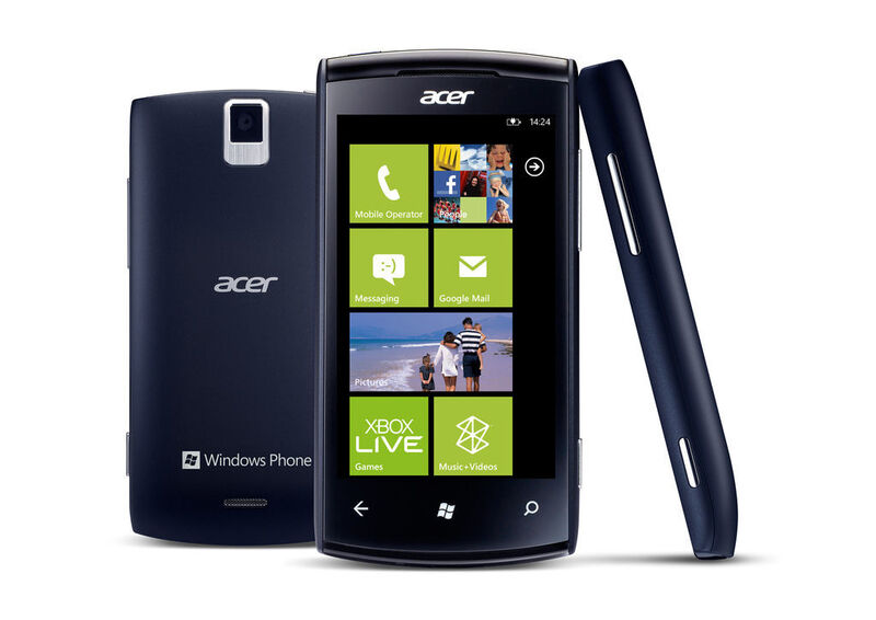 Das Allegro ist Acers Smartphone mit dem neuen Microsoft Betriebssystem Windows Phone 7.5 (Mango). (Archiv: Vogel Business Media)