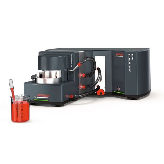 Abb.1: Die Analysette 22 Next ist der neueste Partikelanalysator von Fritsch. Abb.1: Die Analysette 22 Next ist der neueste Partikelanalysator von Fritsch.