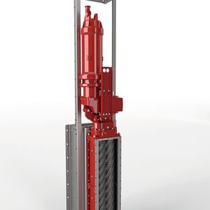 Darüber hinaus präsentiert Vogelsang seine große Produktpalette an leistungsstarken Zerkleinerungstechniken. Die Zweiwellen-Zerkleinerer XRipper XRG und XRipper XRC eignen sich insbesondere für die Nachrüstung in der Kanalisation, beispielsweise in offenen Kanälen oder Schächten. (Bild:  Vogelsang)