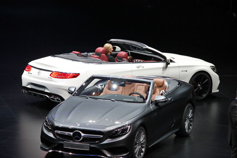 Mercedes-Benz is setting benchmarks in automotive fascination and innovative power with five world premieres at the IAA 2015. No fewer than four new models expand the line-up of Mercedes Dream Cars – the new C-Class Coupé and the new S-Class Cabriolet, each in two standalone versions from Mercedes-Benz and Mercedes-AMG. (Source: Schulz)