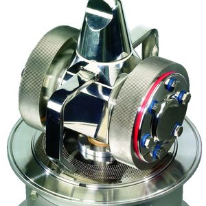 Kollerkopf über der Matrize