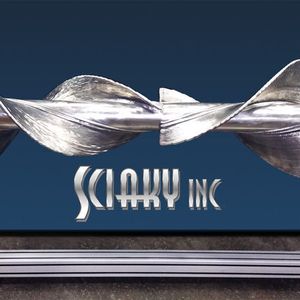 Large titanium screw made with Ebam.